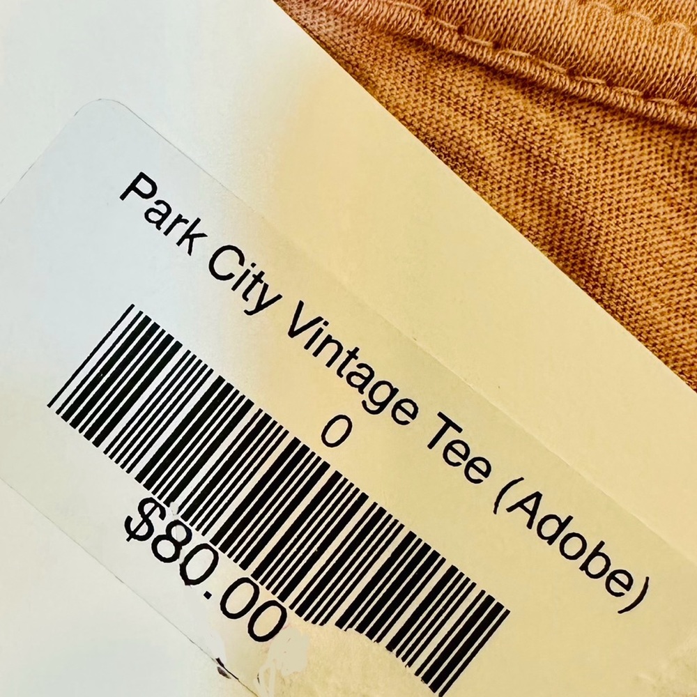 NEW! SUNDRY Adobe Park City Vintage Short Sleeve Pima Cotton Tee - Picture 12 of 12